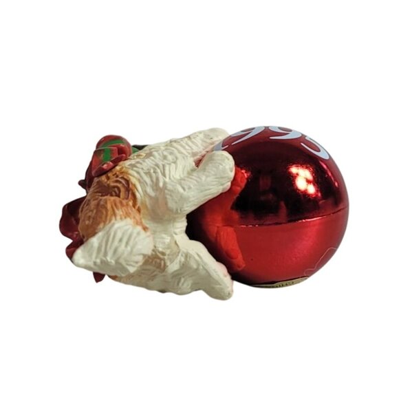 Carlton Cards Christmas Ornament Purr-fect Holidays 1995 Cat Hanging Vintage - Picture 6 of 10